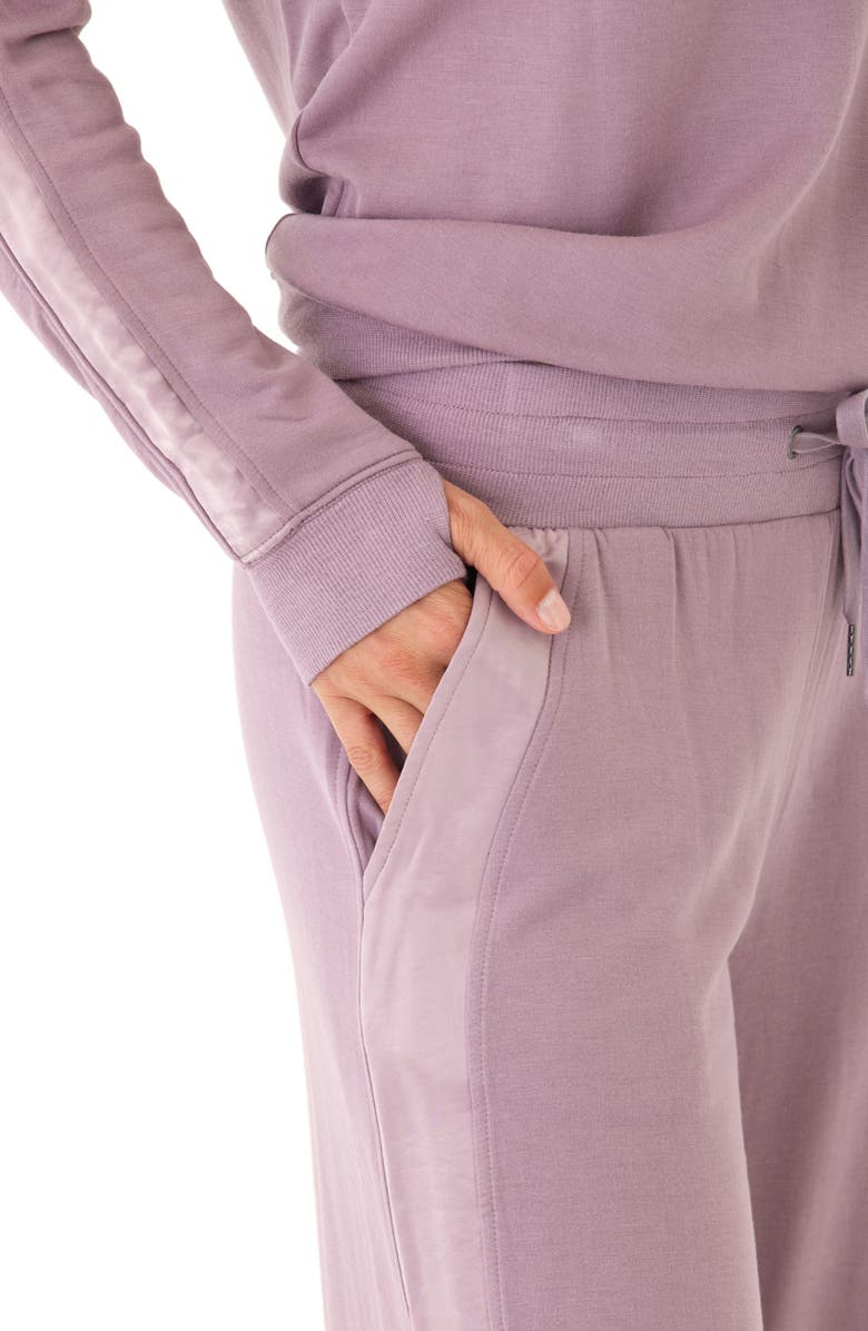 Threads 4 Thought Diane Fleece Wide Leg Sweatpants, Alternate, color, Twilight