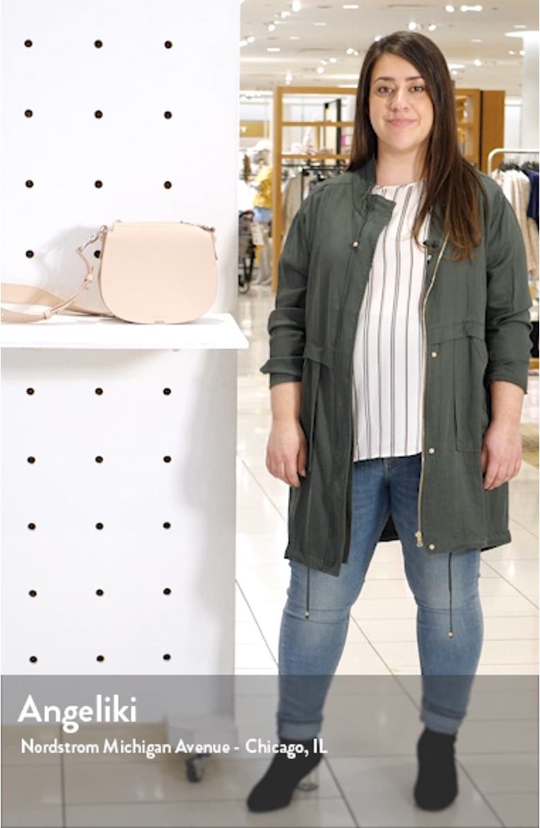 Captain Round Leather Crossbody Bag, sales video thumbnail