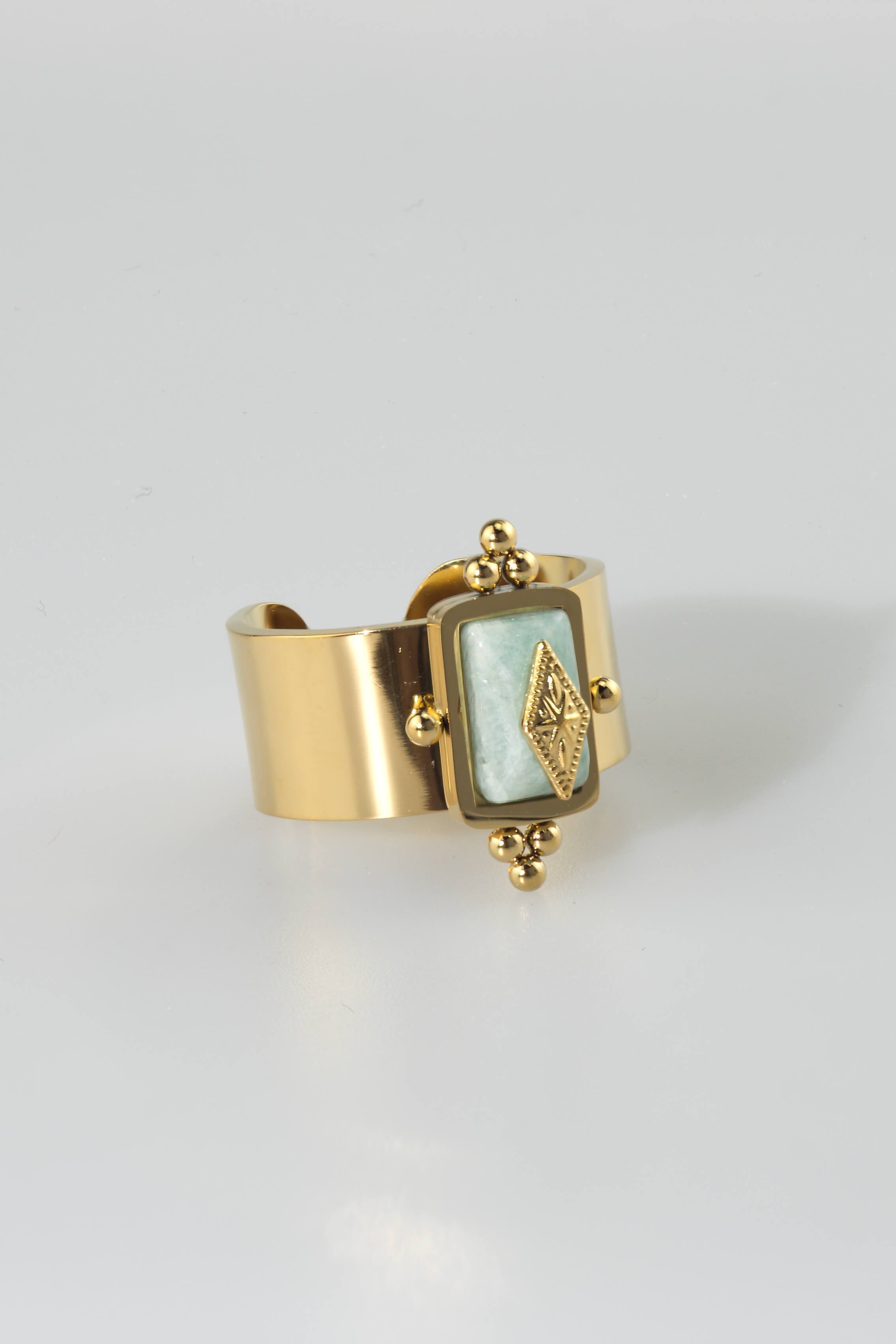selected Gold With Amazonite