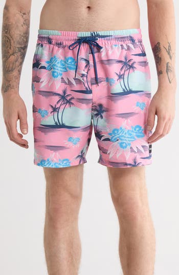 Hurley Cannonball Volley Swim Trunks In Multi