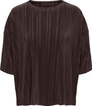 Only Ravenna Short Sleeve Plissé Top