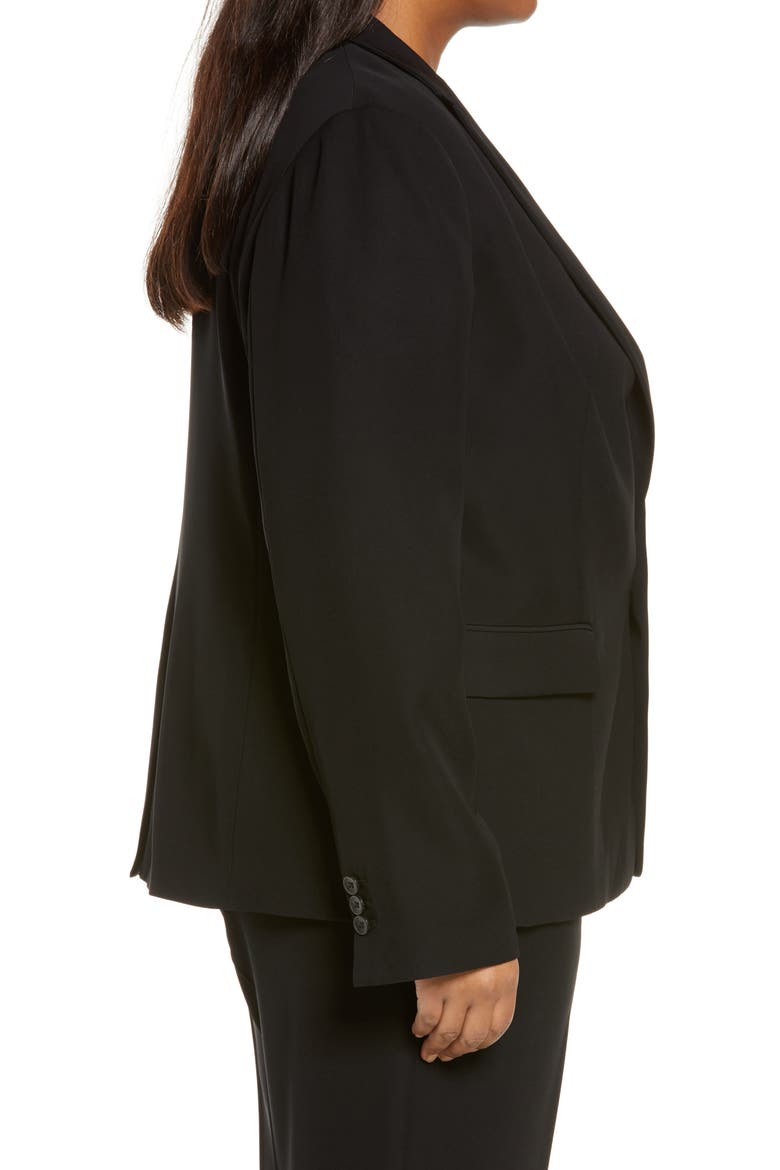 Women's Crepe Blazer, Alternate, color, BLACK