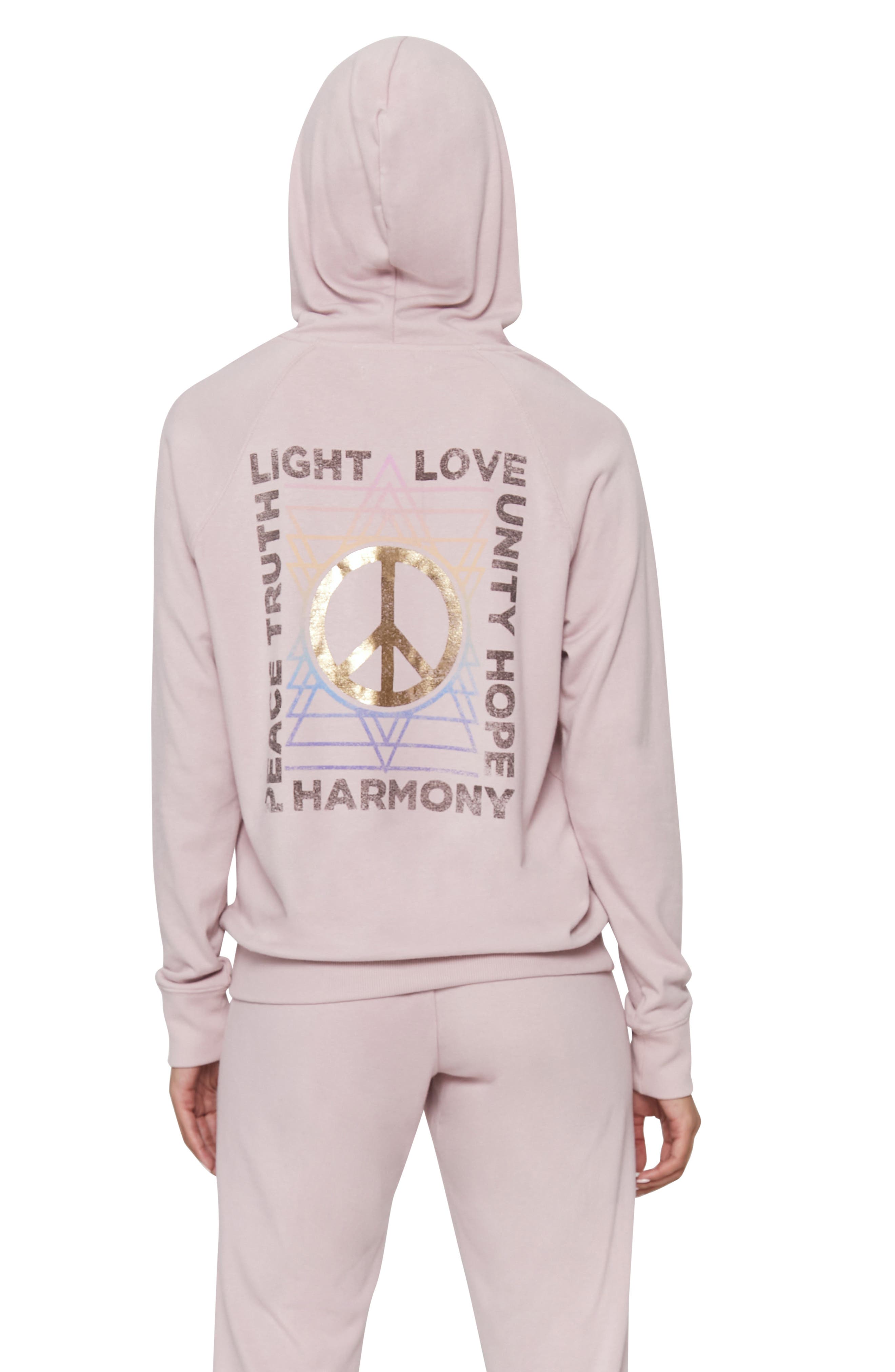 Spiritual Gangster Love Light Graphic Hoodie (Women) | Nordstromrack