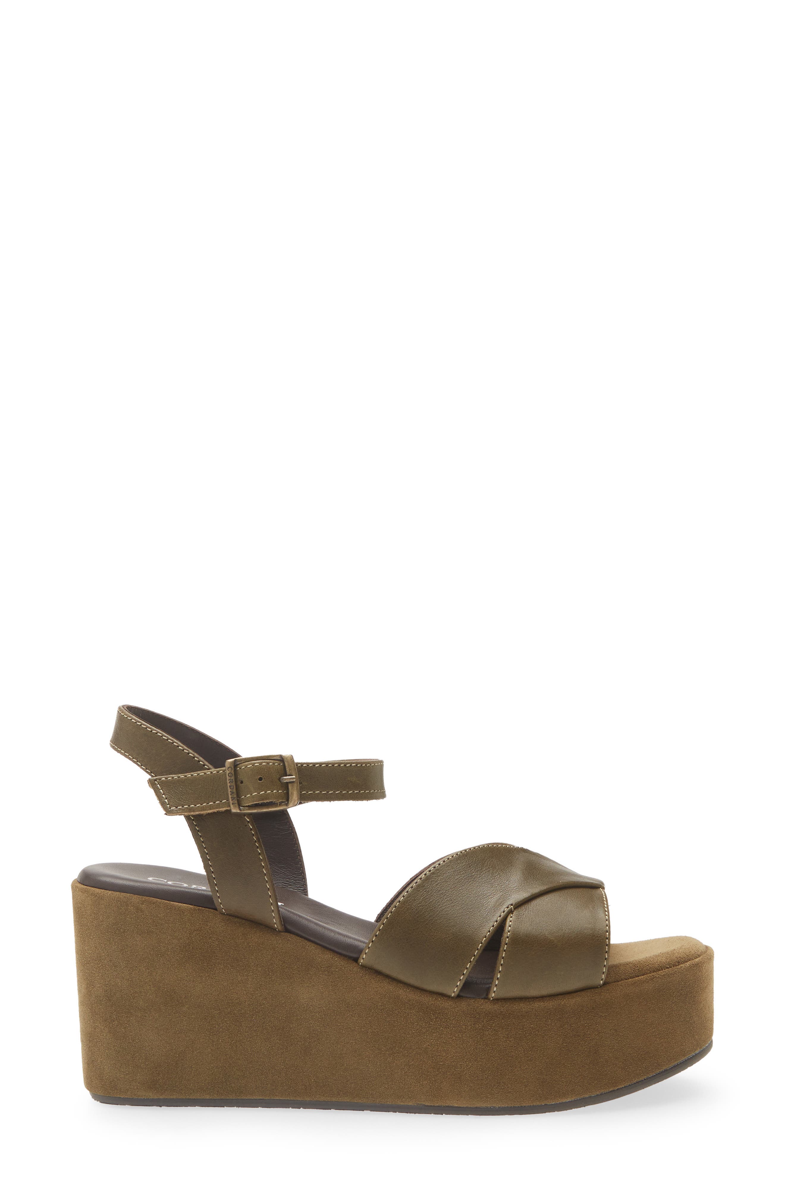 Jinny Platform Sandal, Alternate, color, MILITARY COMBO