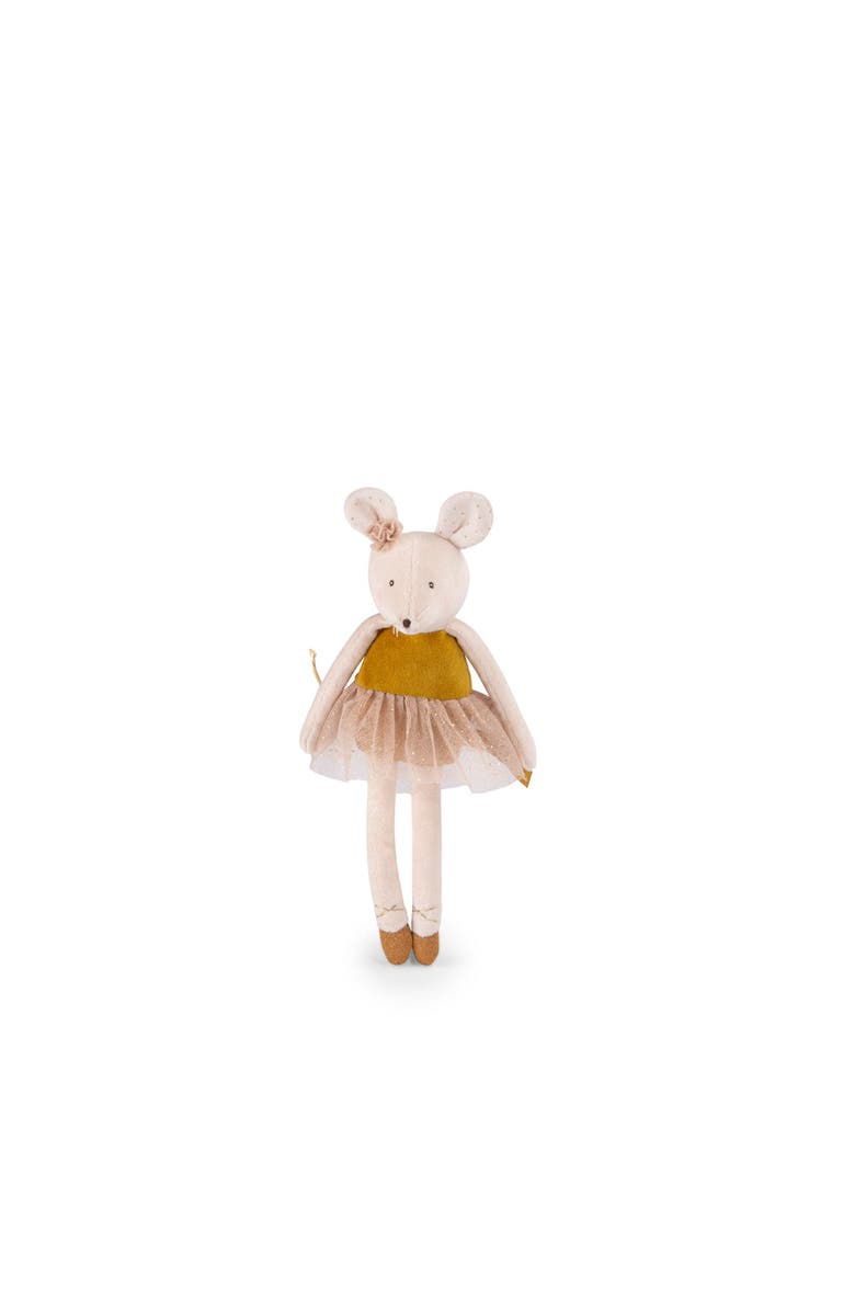 Moulin Roty Golden mouse The Little School of Dance, Alternate, color, Brown