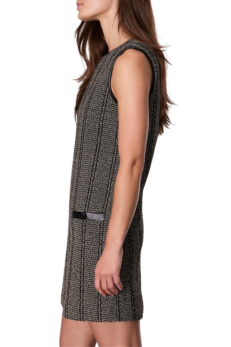 Frances Cotton Shift Dress, Alternate, color, BLACKMULT
