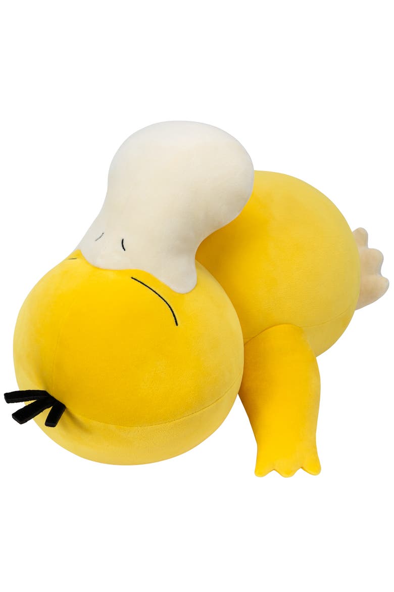 18 Inch Sleeping Psyduck Plush, Main, color, Multicolored