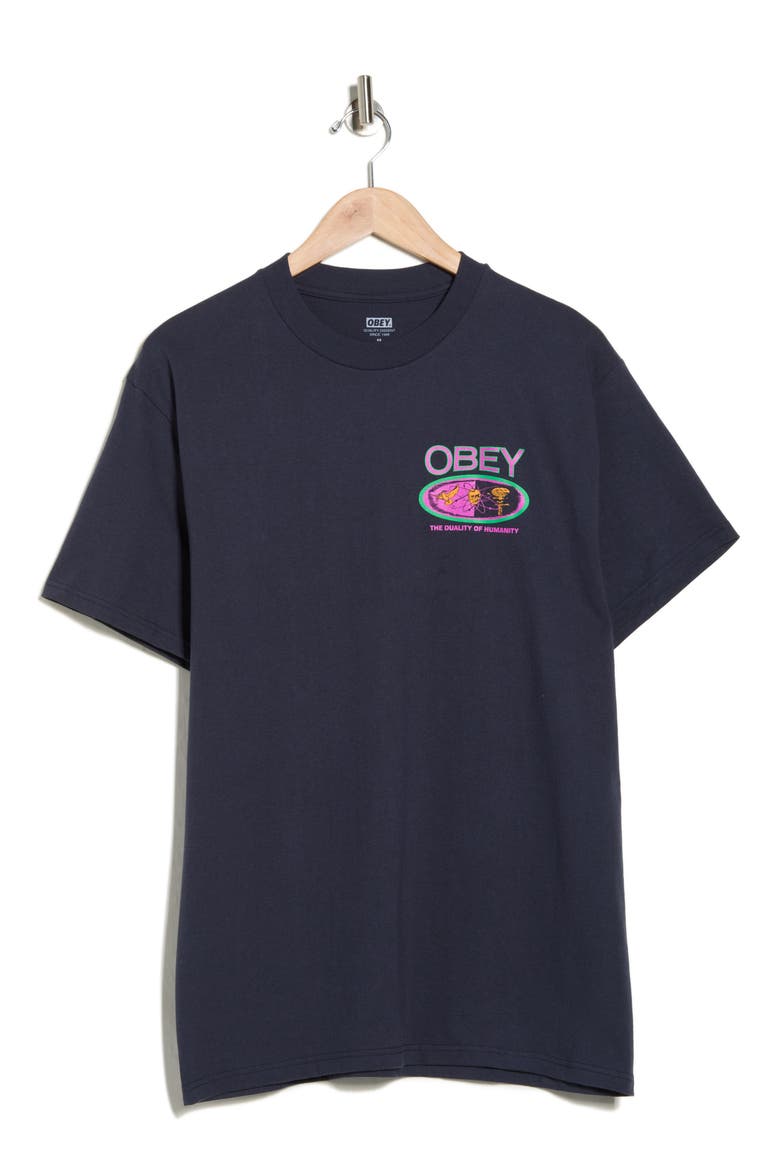 Duality of Humanity Graphic T-Shirt, Alternate, color, NAVY