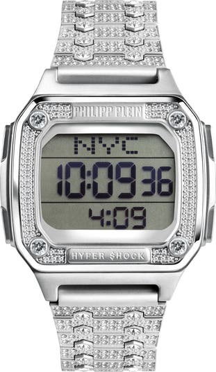 Hyper $hock Square Bracelet Watch, 44mm