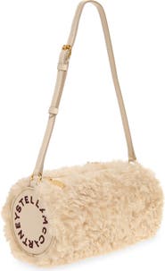 Stella McCartney Logo Faux Fur Bracelet Pouch
