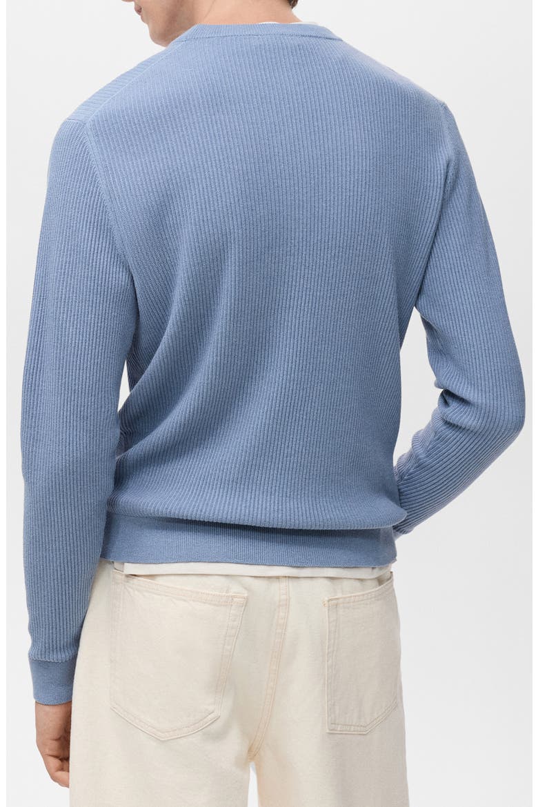 Regular Fit Crewneck Rib Sweater, Alternate, color, CHINA BLUE
