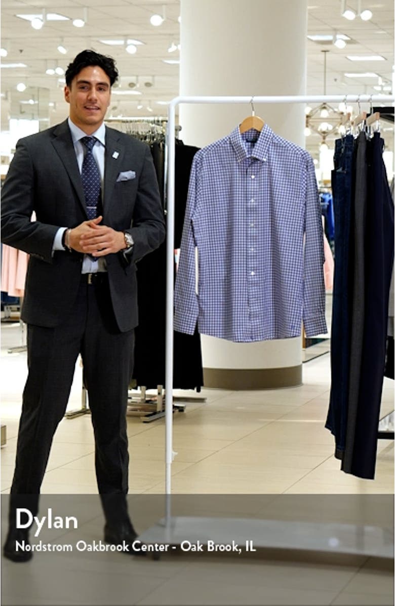 Crown Crafted Cole Check Performance Button-Down Shirt, sales video thumbnail