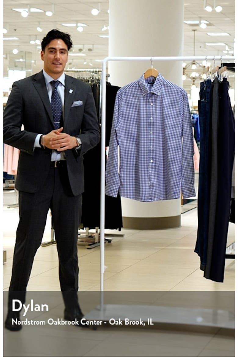 Crown Crafted Cole Check Performance Button-Down Shirt video