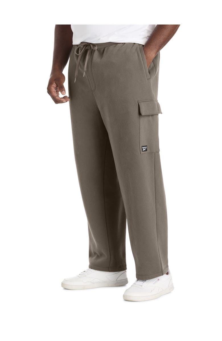 Reebok Big & Tall Performance Supersoft Cargo Sweatpants, Main, color, Trek Grey