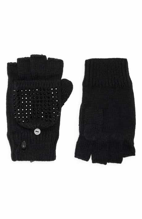 Kurt Geiger London Crystal Eagle Fingerless Gloves