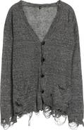 R13 Ripped Linen Cardigan