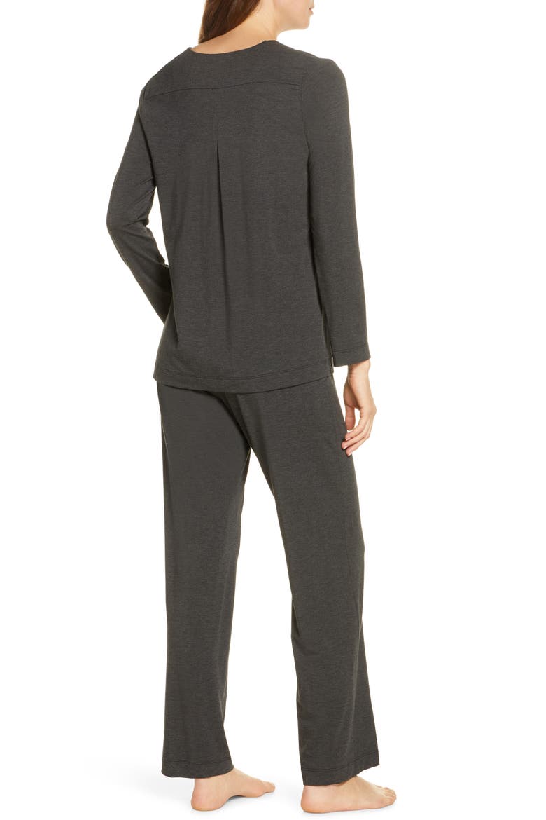 Knit Pajamas, Alternate, color, CAVIAR