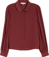 FRAME Staple Silk Button-Up Shirt