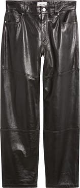 FRAME Lambskin Leather Pants
