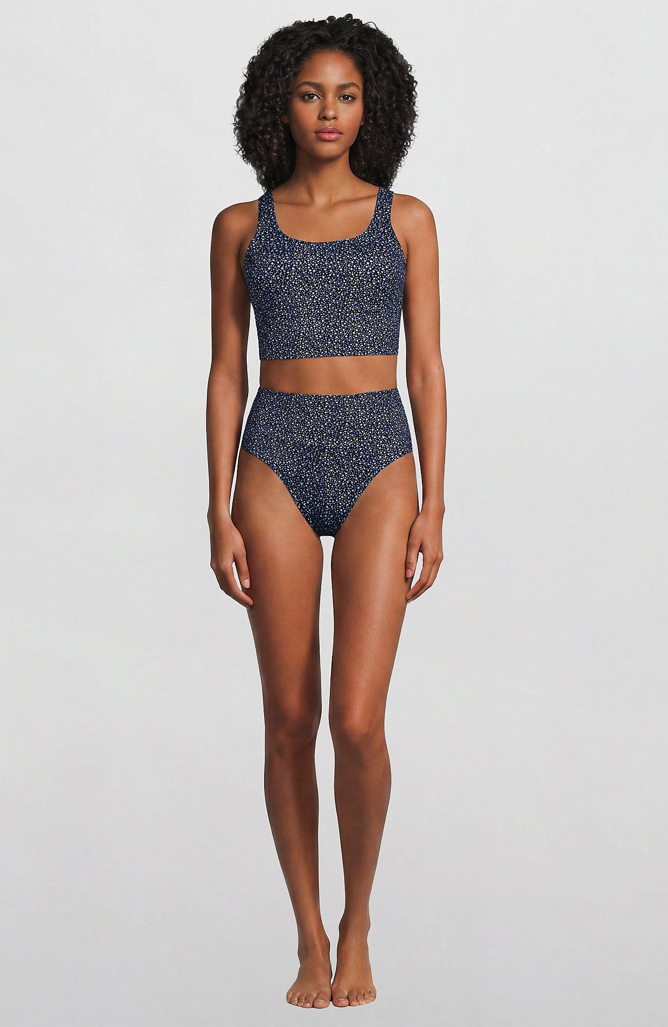 Navy/Blue Ditsy Floral