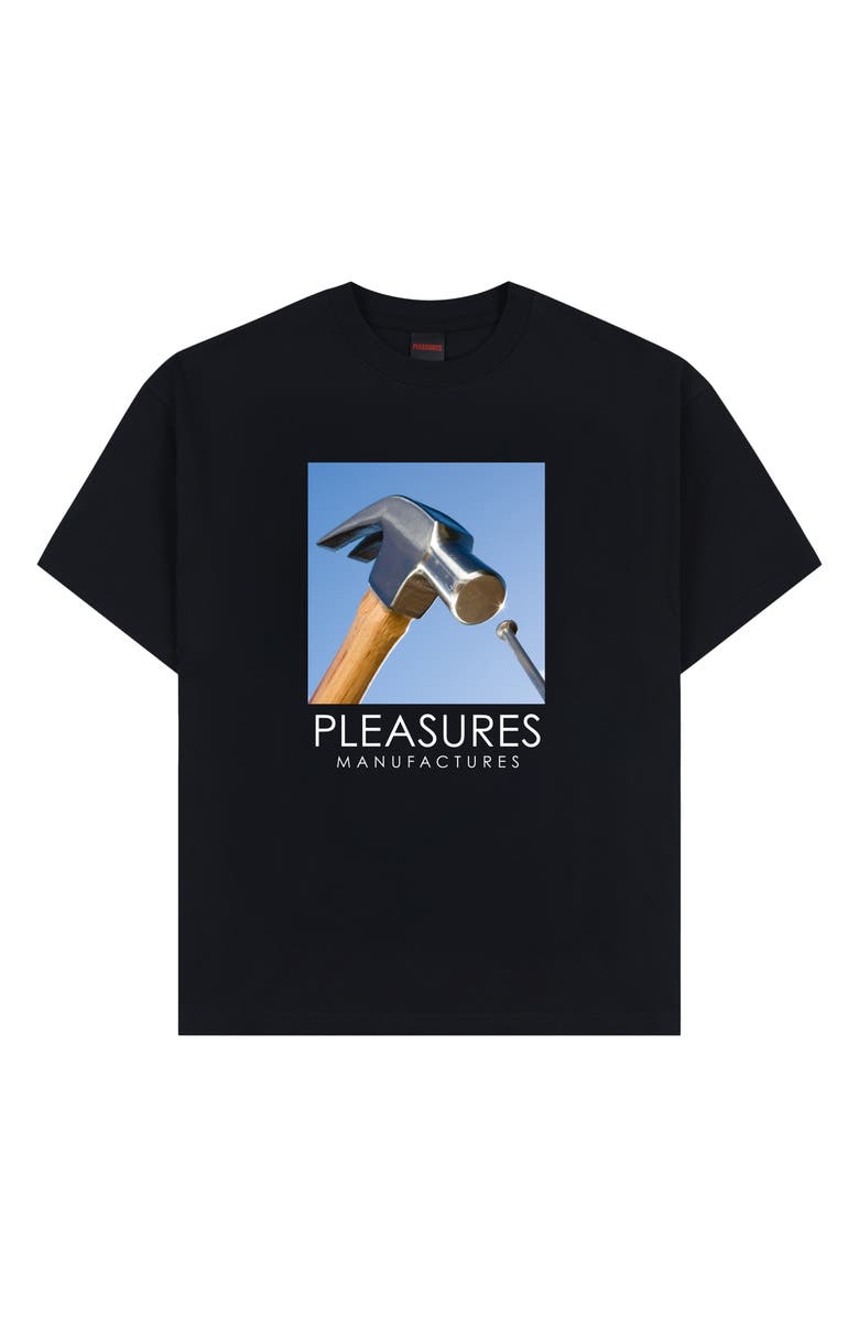 PLEASURES Hammer Graphic T-Shirt, Alternate, color, Black