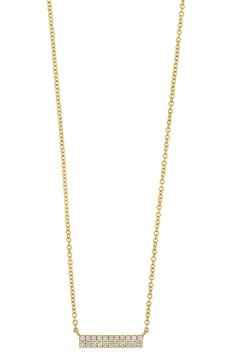 Bony Levy 18K Yellow Gold Pavé Diamond Bar Necklace - 0.50 ctw, Alternate, color,