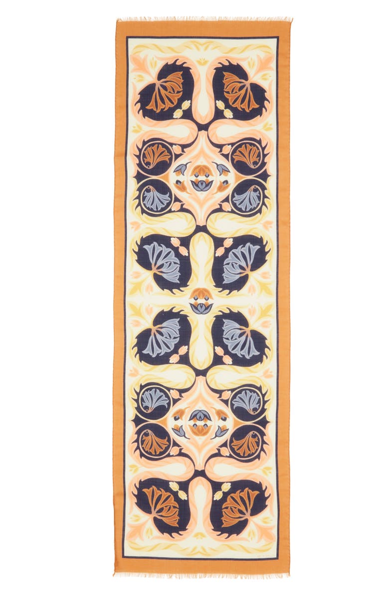 Etro Tosca Wool Fringe Scarf, Main, color, 