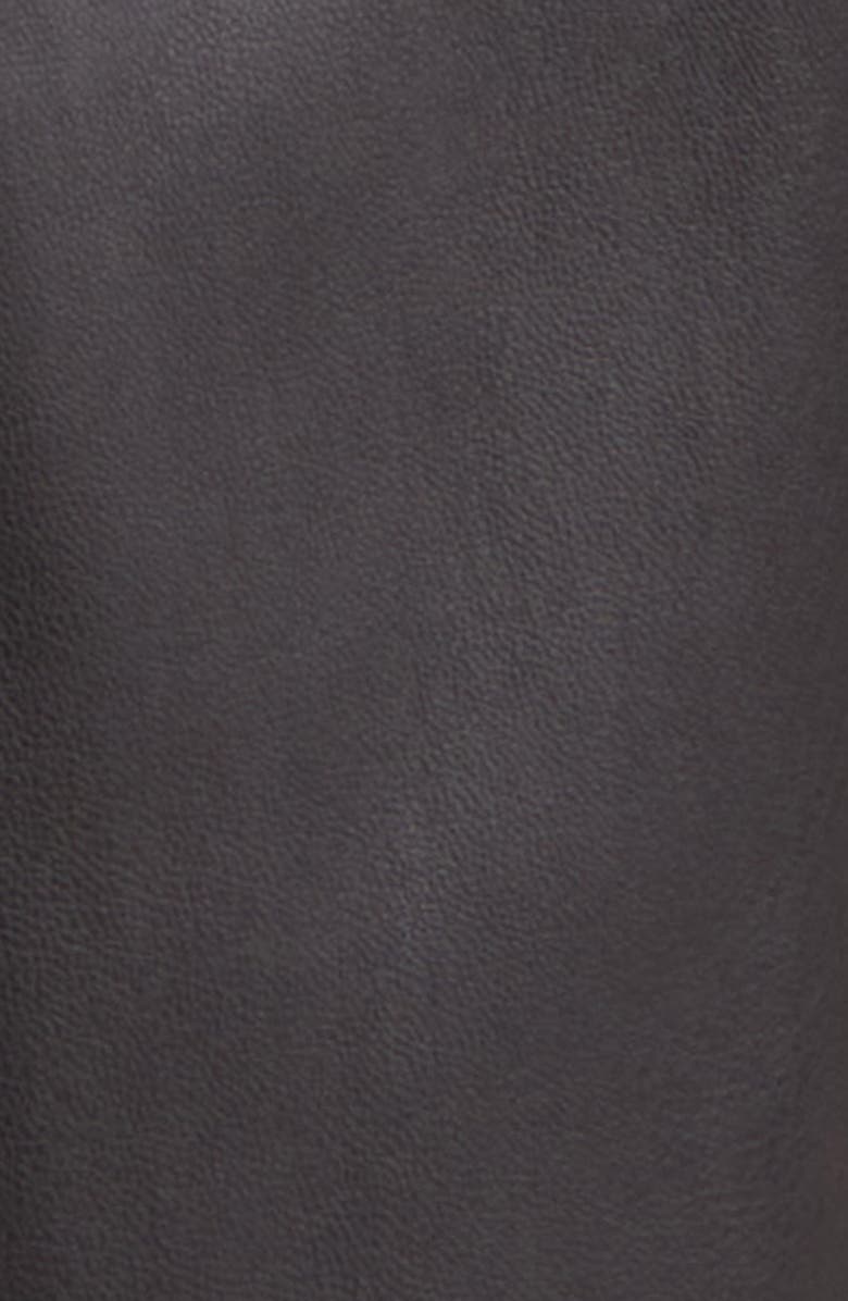 AZALEA WANG High-Low Faux Leather Vest, Alternate, color,