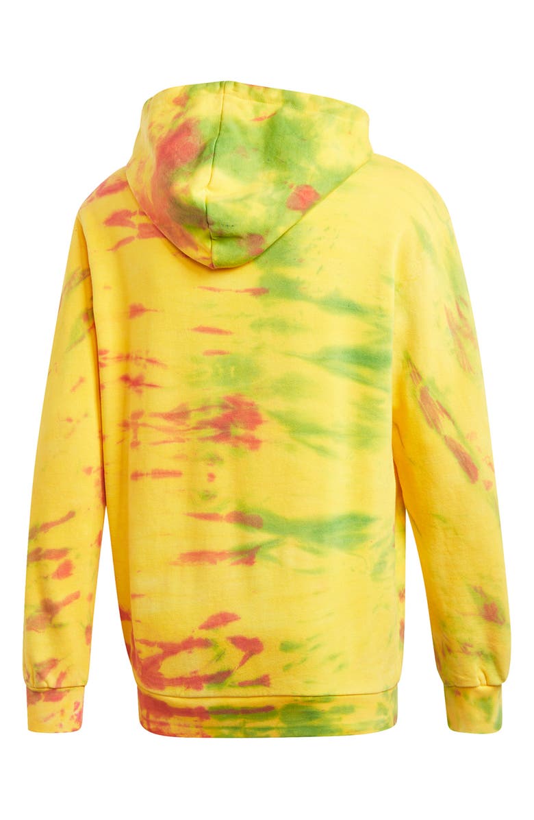 adidas Originals adiPRENE+ Print Tie Dye Hoodie, Alternate, color,