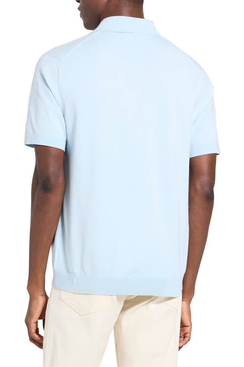 Soris Knit Polo, Alternate, color, LIGHT OCEAN AIR