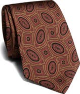 Jack Victor Copps Geometric Silk Tie