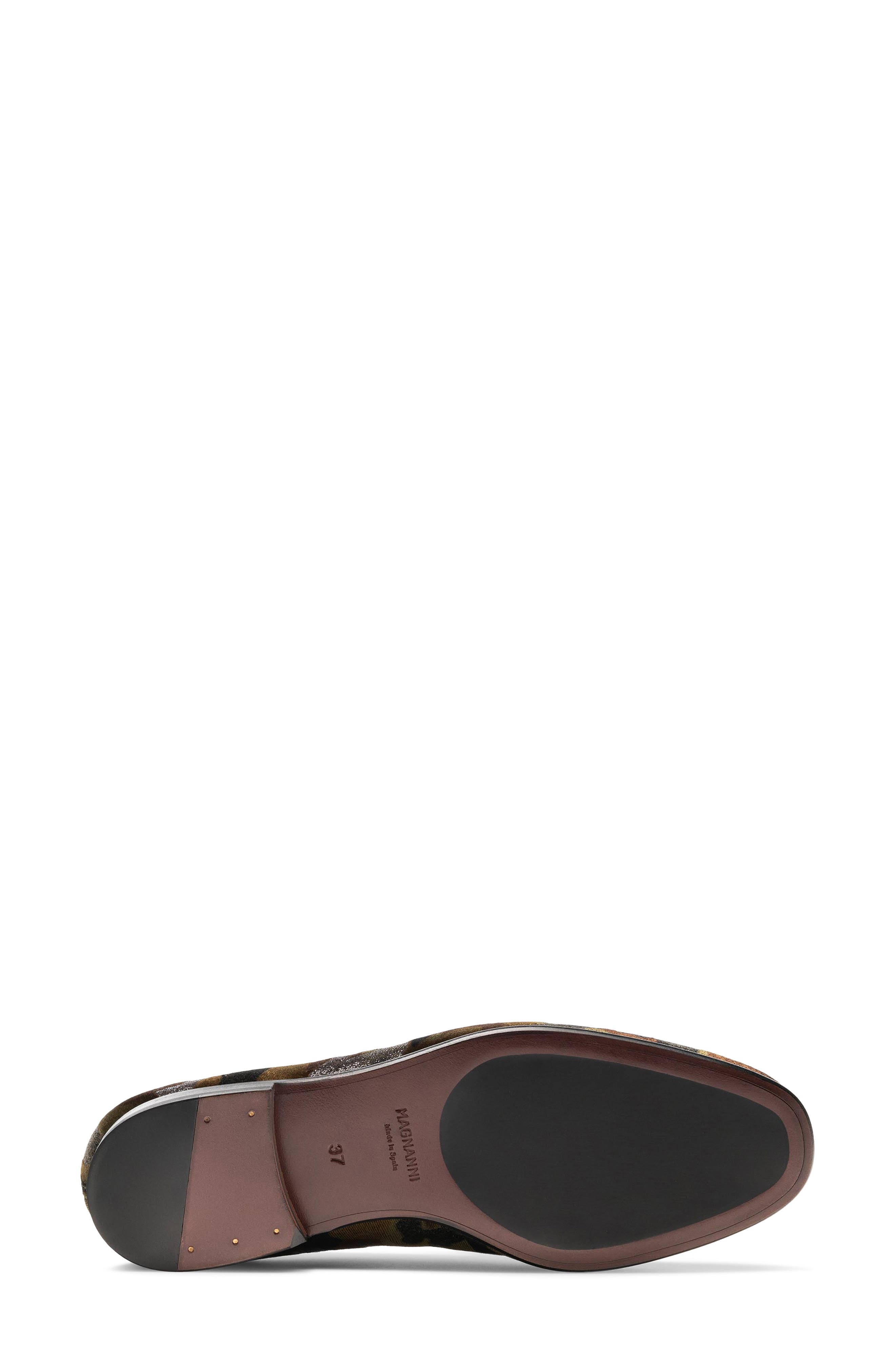 Clara Velvet Loafer, Alternate, color, GREEN