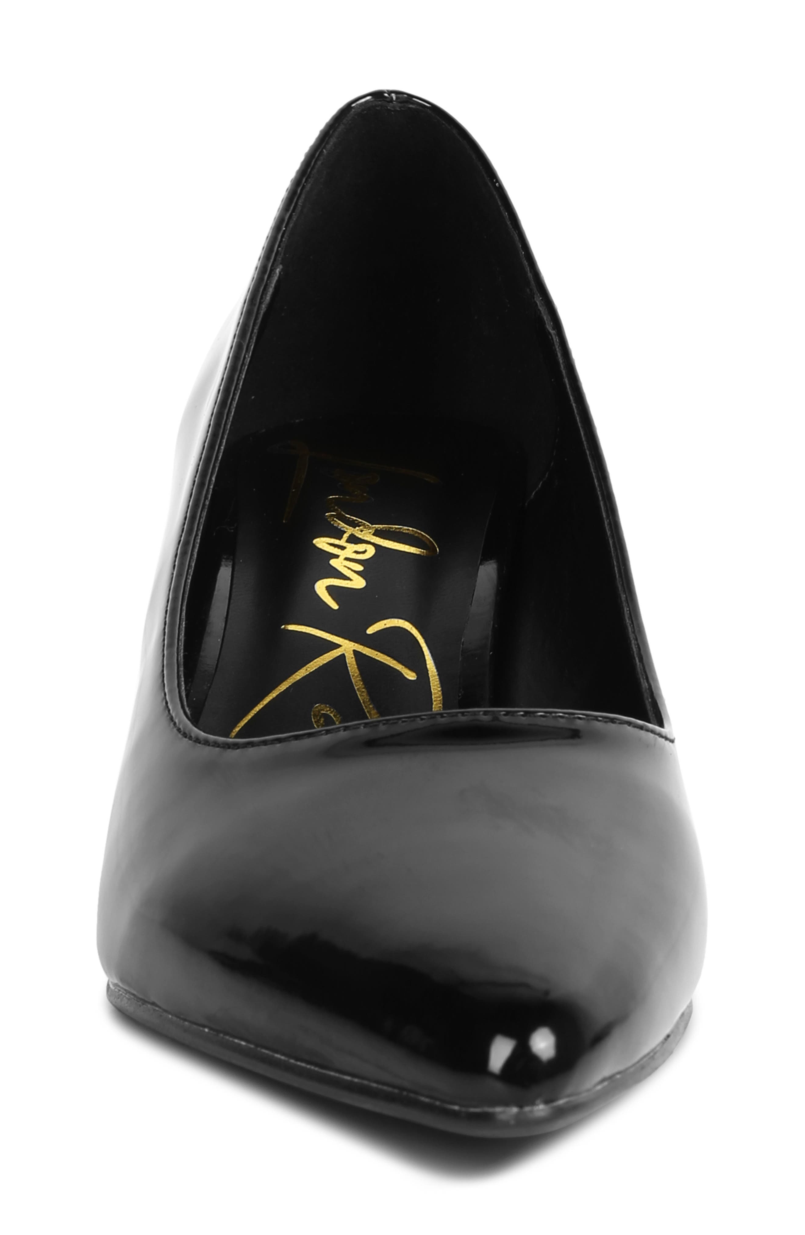 Zaila Block Heel Pump, Alternate, color, BLACK
