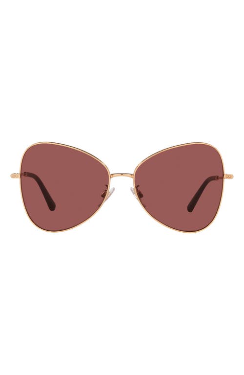 Dolce & Gabbana Dolce&gabbana 58mm Butterfly Sunglasses