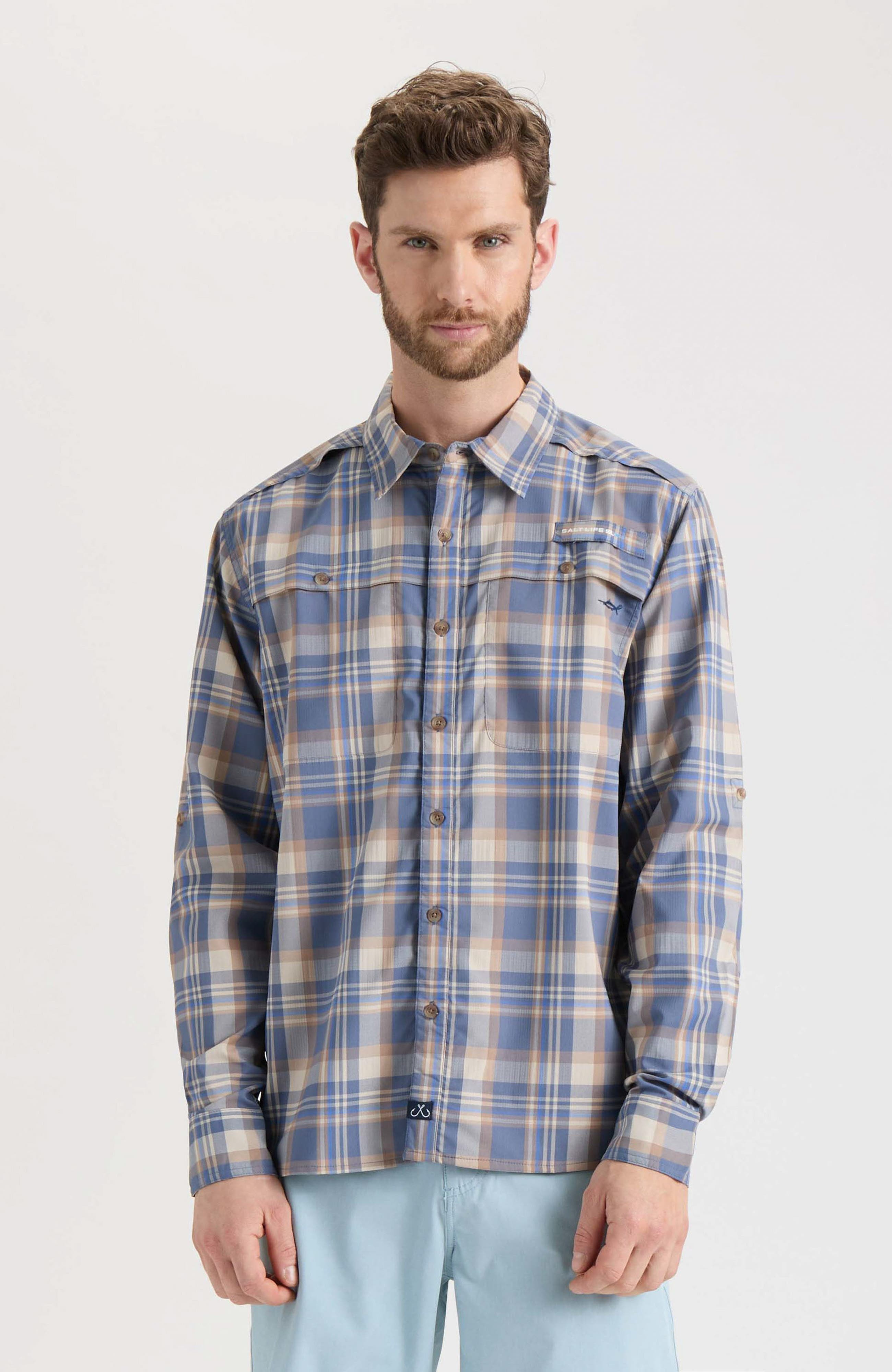 Breezers Long Sleeve Button Down Performance Shirt - image 3