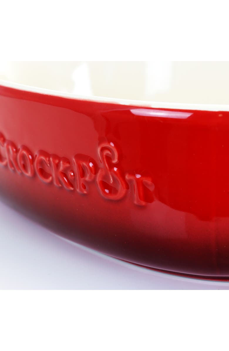 Gibson 2.5 Quart  Stoneware Bake Pan, Alternate, color, Red