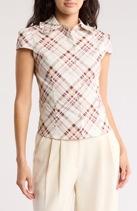 Tate Frill Collar Poplin Shirt