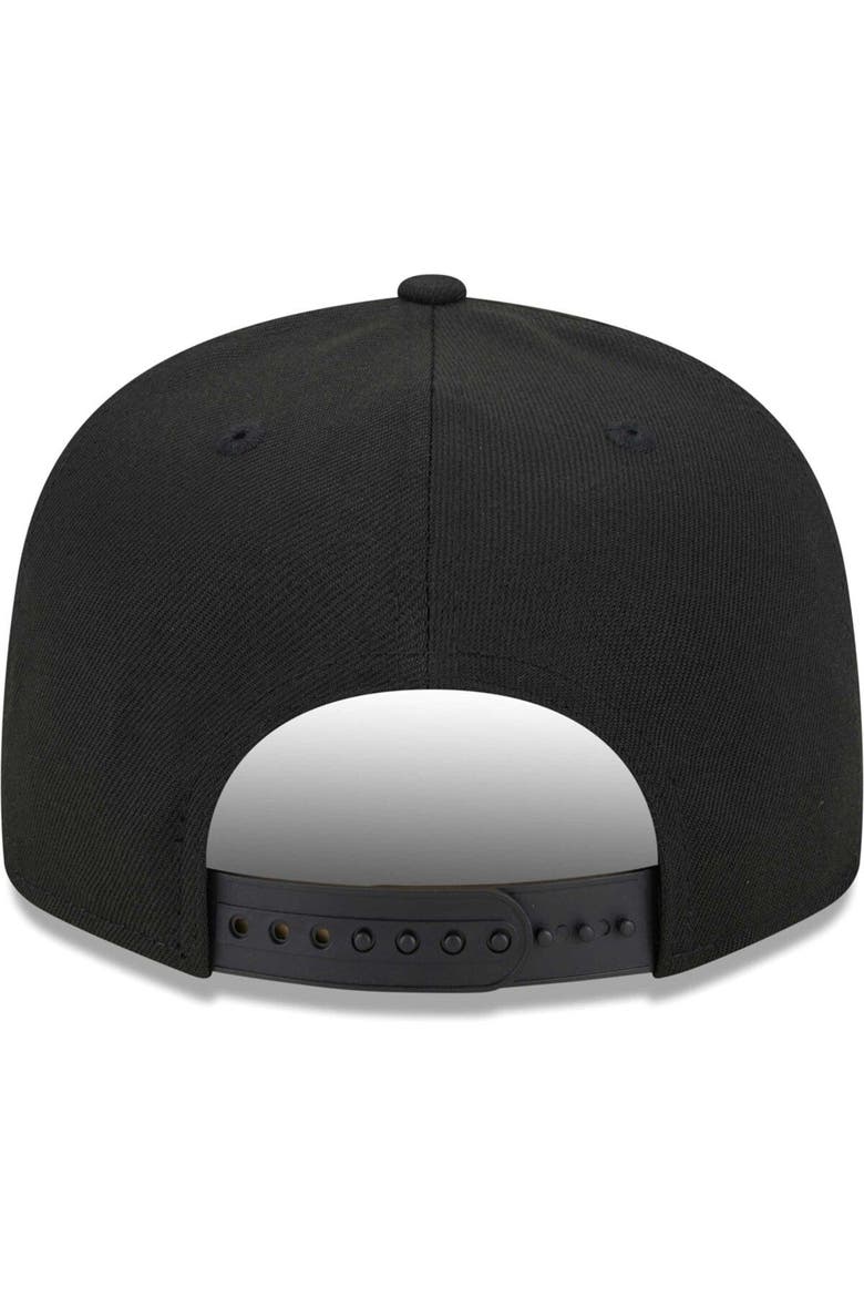 Men's New Era Black Cincinnati Bengals Main Script 9FIFTY Snapback Hat, Alternate, color, Black