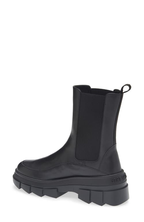 Stuart Weitzman Noho Lug Sole Chelsea Bootie In Gray