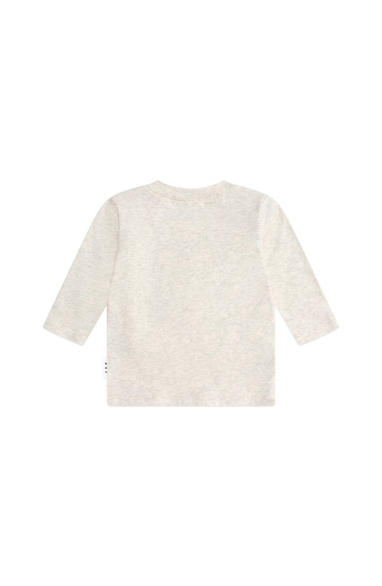 Huxbaby Pilot Huxbear Longsleeve Top, Alternate, color, Almond Marle