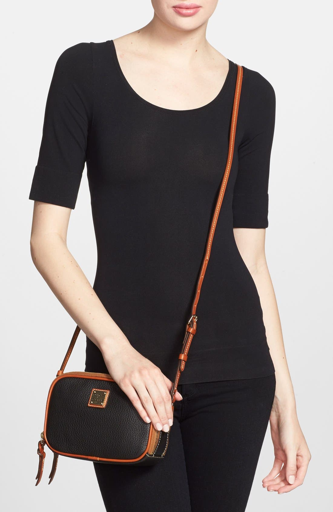 Dooney & Bourke 'Sawyer' Leather Crossbody Bag, Alternate, color, 