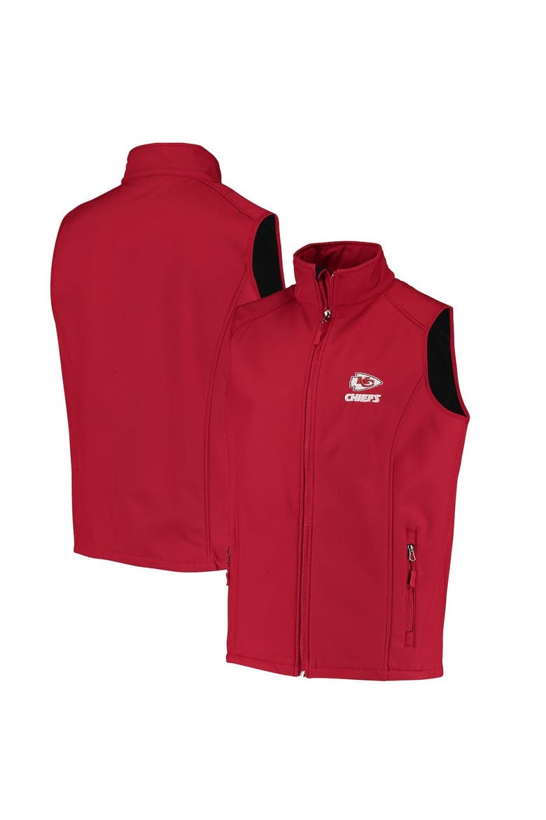 Men's Dunbrooke Red Kansas City Chiefs Circle Archer Softshell Full-Zip Vest, Main, color, Red