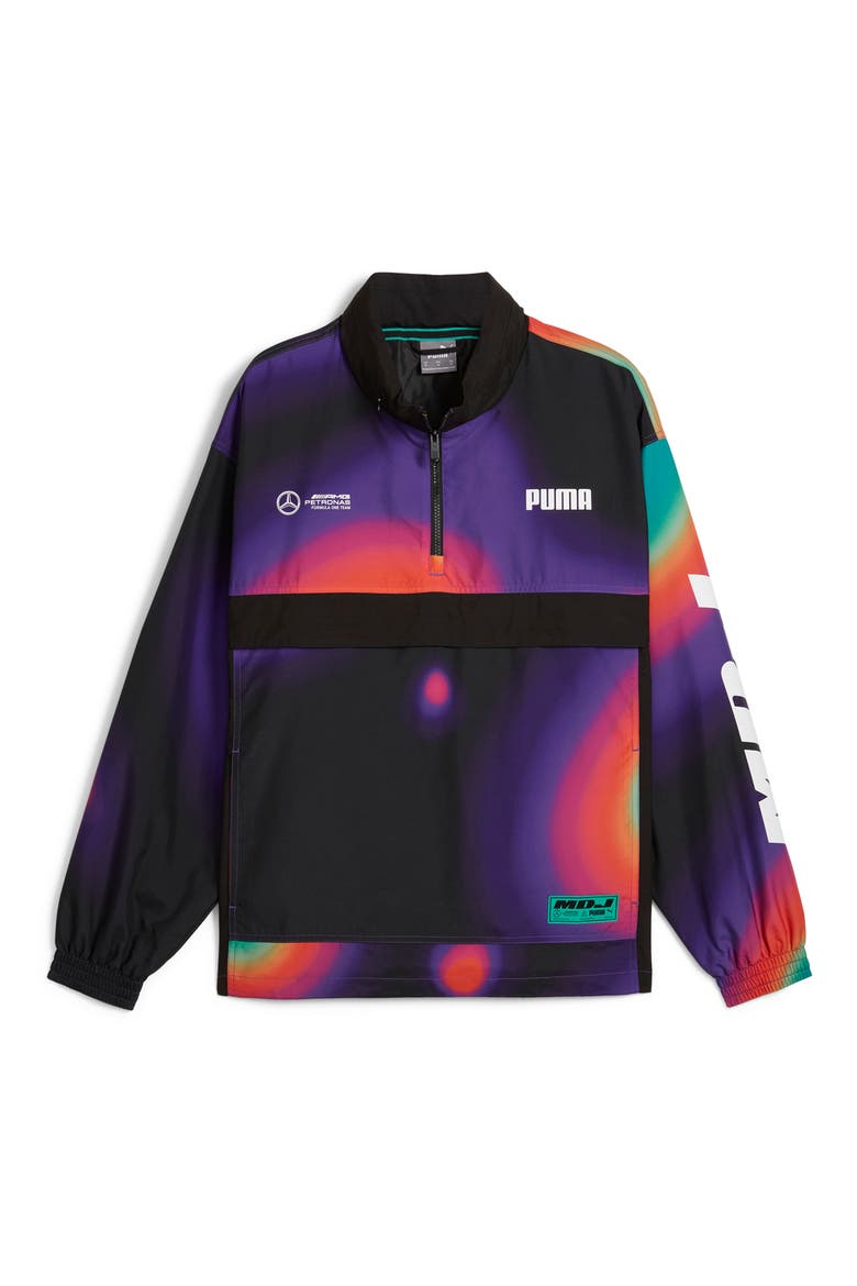 Mad Dog Jones x Mercedes-AMG F1 Woven Windbreaker, Main, color, PUMA BLACK-AOP