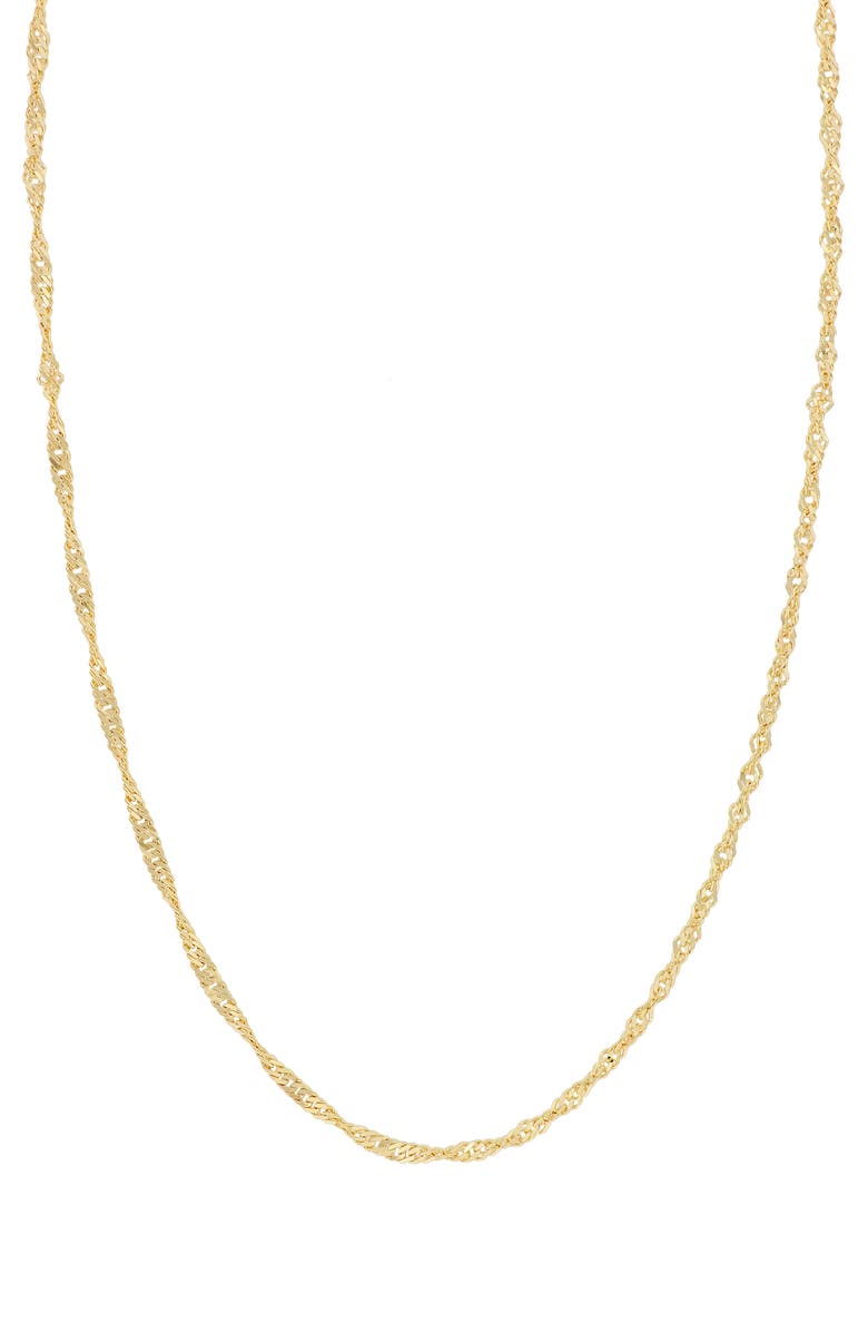Bony Levy 14K Gold Twisted Chain Necklace, Main, color, 14K Yellow Gold