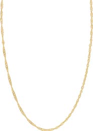 Bony Levy 14K Gold Twisted Chain Necklace