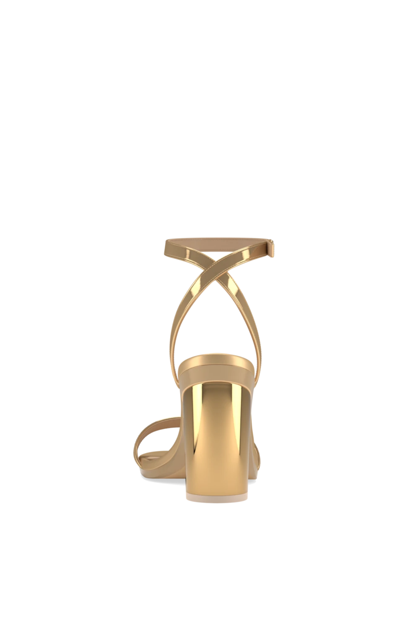 Pashion Footwear The Brenna 4" Block Convertible Heel, Alternate, color, Gold