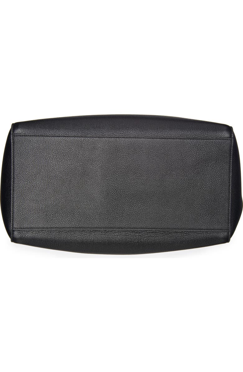 TOM FORD Large Audrey Grained Leather Tote, Alternate, color, Naa Black