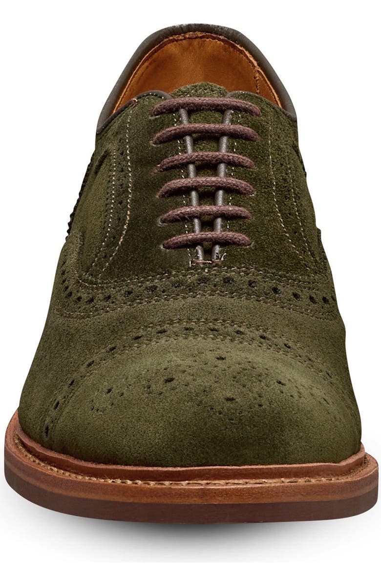 Allen Edmonds Strandmok Cap Toe Oxford, Alternate, color, Hunting Green