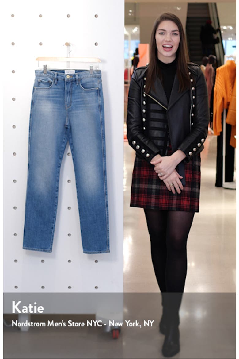 Le Sylvie High Waist Slender Straight Leg Jeans video