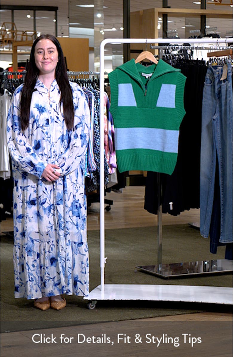 Stripe Sweater Vest, sales video thumbnail